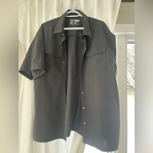 5.11 tactical black shirt XL snap button shirt